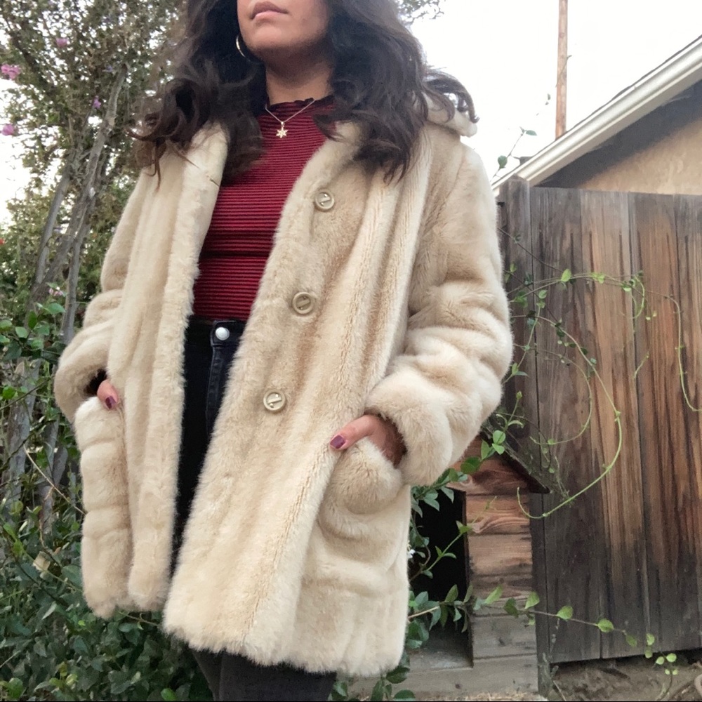 Vintage Faux Fur Coat